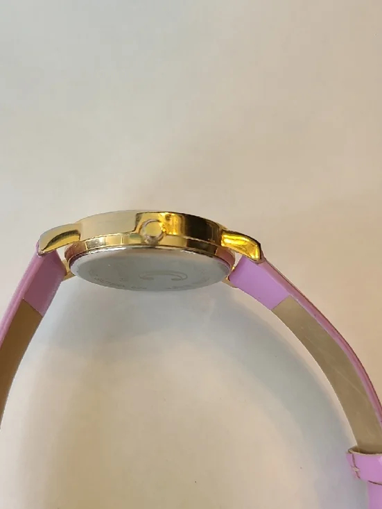 Charming Charlie Lavender and White Chevron Quartz Watch - Picture 7 of 8